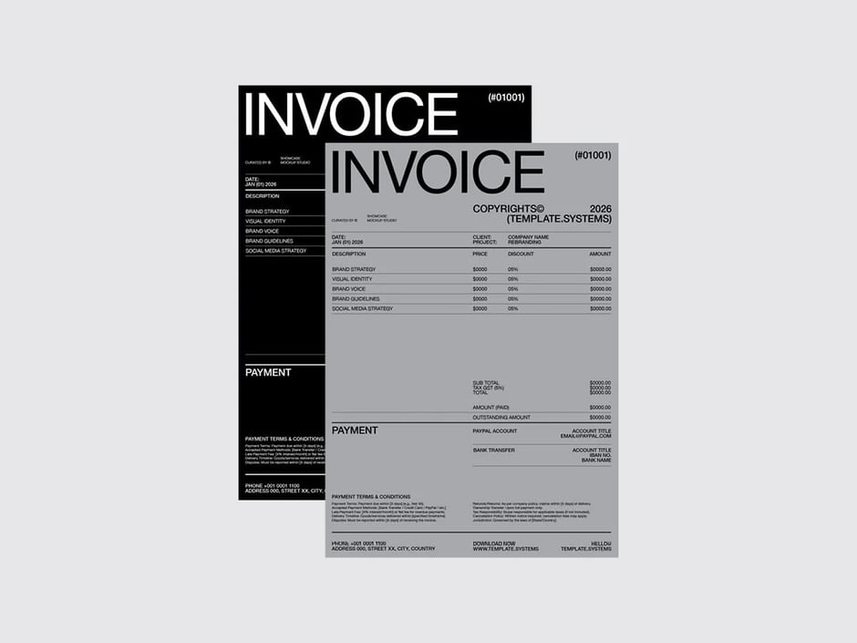 Invoice - Template 001