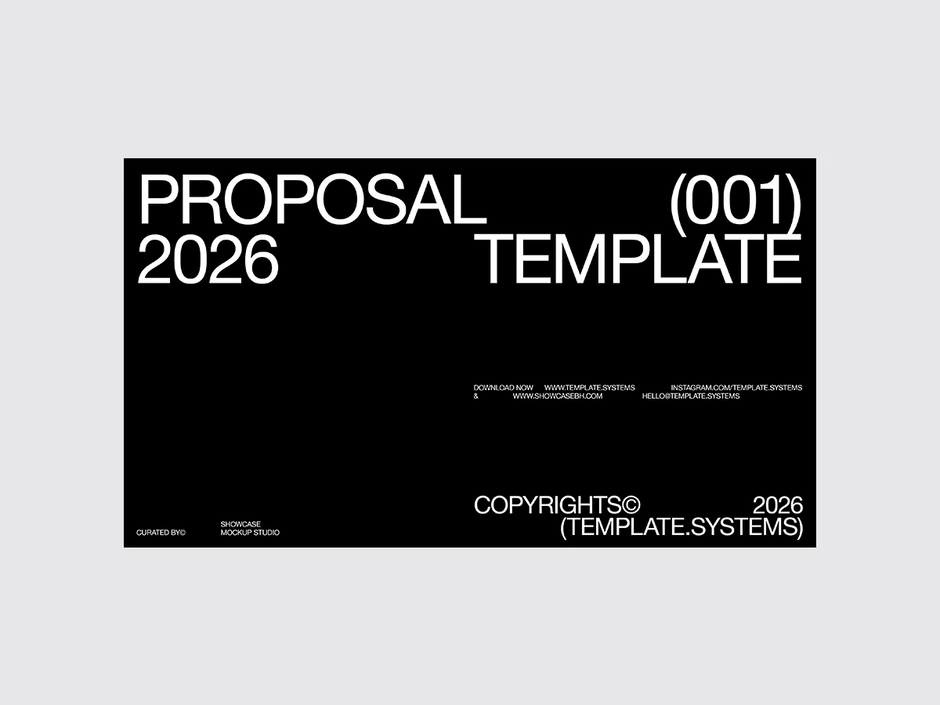 Proposal - Presentation Template 001