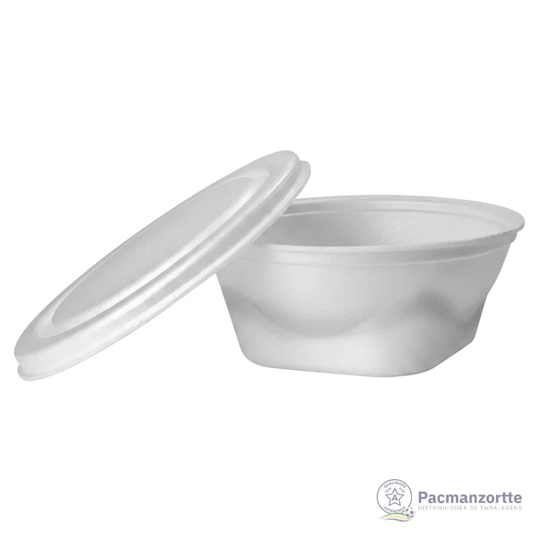 Marmitex de Isopor Nº9 - 1050ml Pt - 104 Copobrás - Caixa c/ 100 unidades miniatura 2