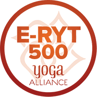 Yoga alliance E-RYT 500 logo