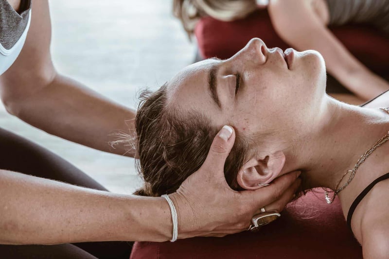 Savasana adjustment
