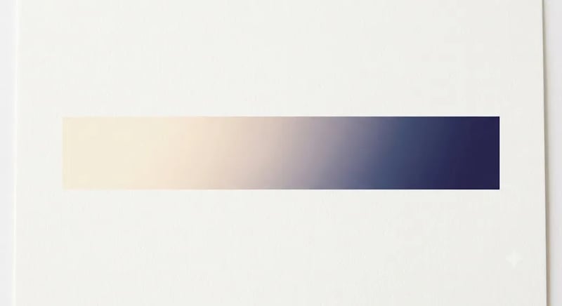 Soft gradient band illustrating the state between waking and sleep
