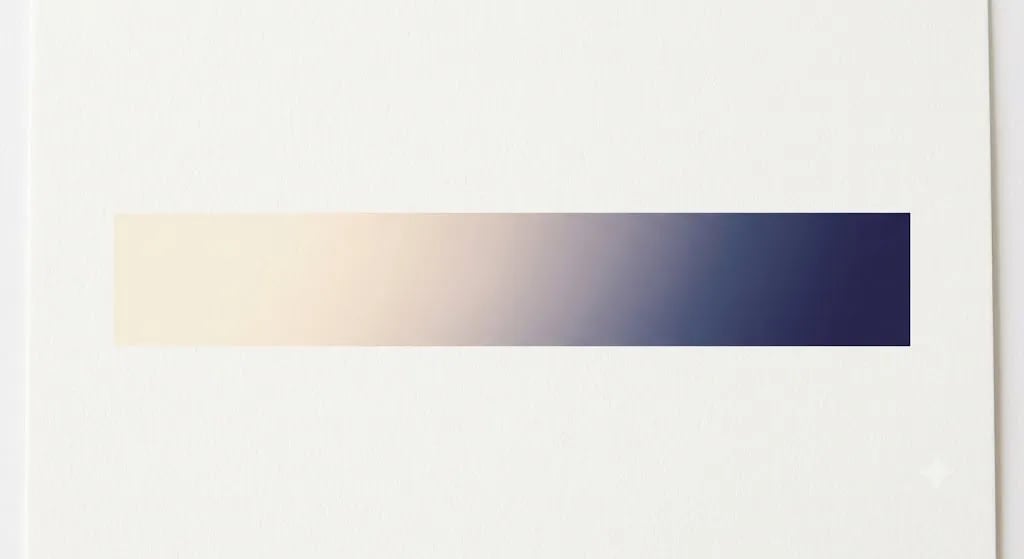 Soft gradient band illustrating the state between waking and sleep