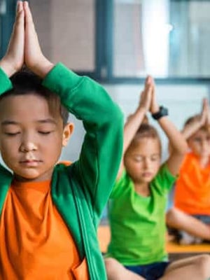 What differentiates yoga for kids from yoga for adults