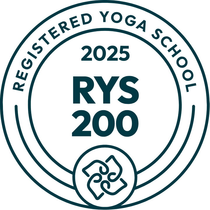 Yoga Alliance RYS 200 registered yoga school badge