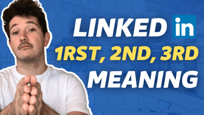 ¿Qué significan las conexiones de 1er, 2do y 3er grado en LinkedIn?