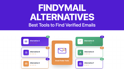 11+ mejores alternativas y competidores a Findymail [Gratis y pagos]