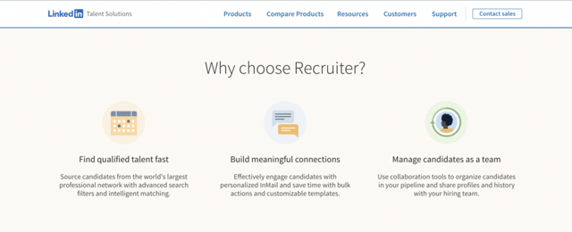 pourquoi choisir linkedin recruiter 