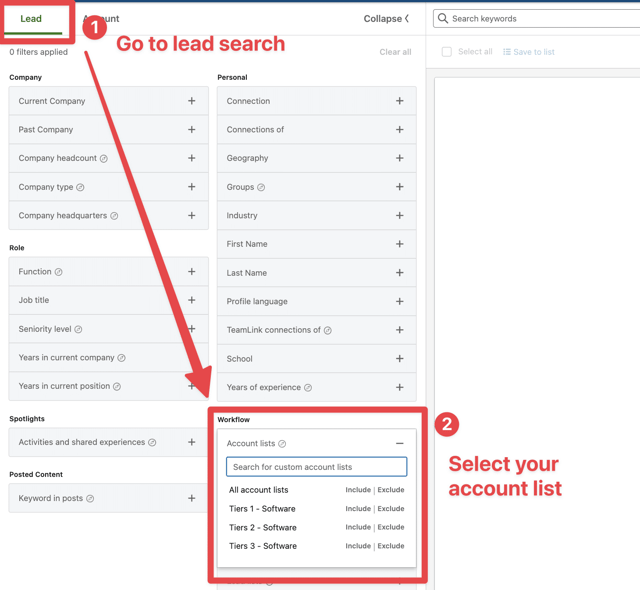 cómo encontrar tomadores de decisión en linkedin sales navigator