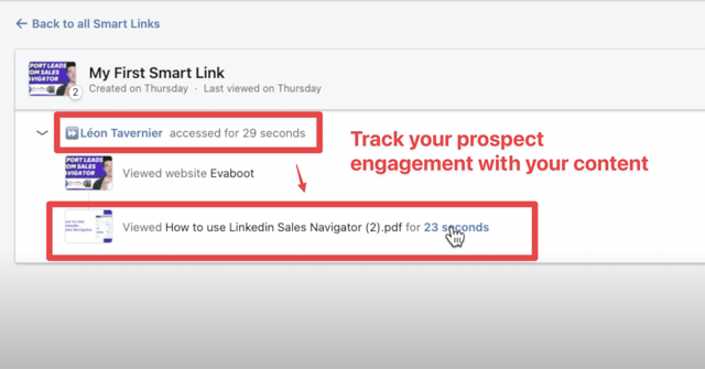 cómo usar los Smart Links de LinkedIn Sales Navigator