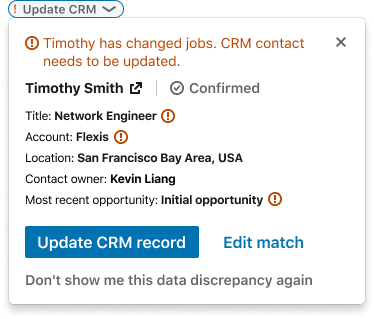 sales navigator advanced plus update CRM