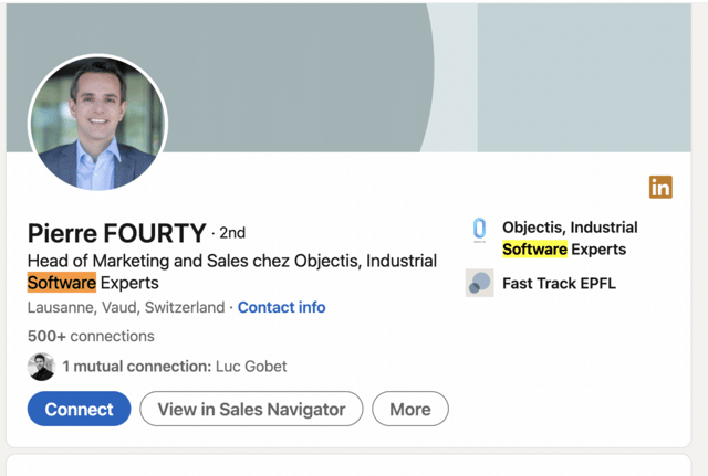 recherche booléenne profil linkedin sur google