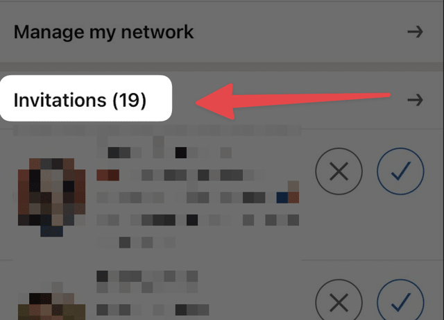 alle erhaltenen und gesendeten linkedin-verbindungsanfragen ansehen
