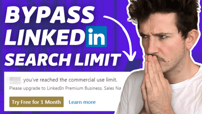 ¿Cómo Evitar el Límite de Búsqueda en LinkedIn? (3 Trucos para 2026)