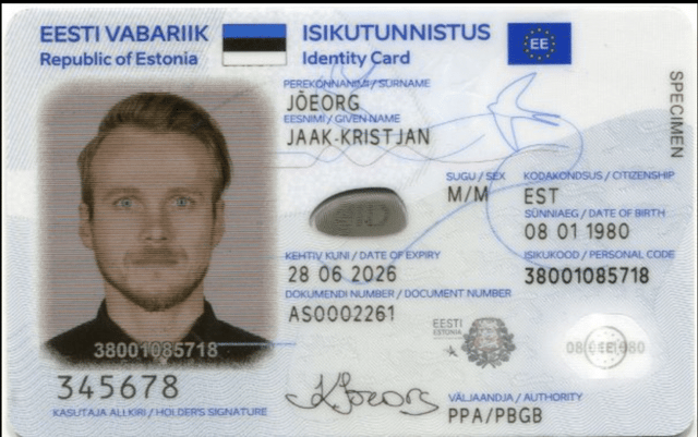 clear identity card picture