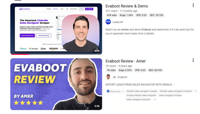 video testimonials