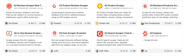 g2 apify