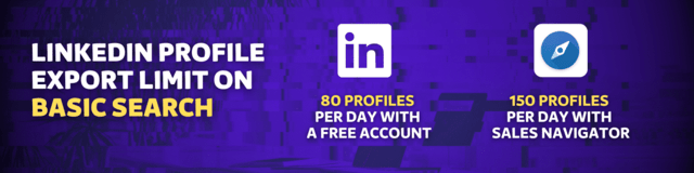 limite giornaliero di esportazione del profilo linkedin