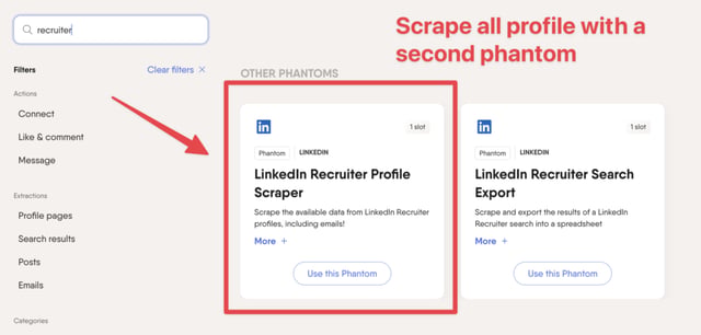 esportare il profilo linkedin recruiter