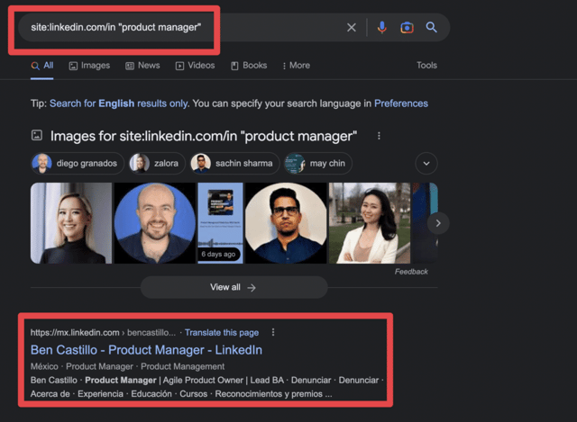 linkedin url seo optimization