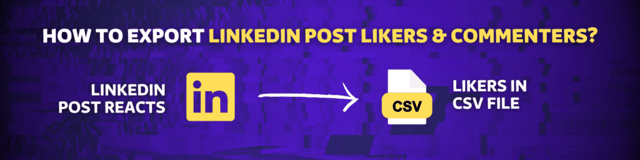 Exporter les likes des publications LinkedIn