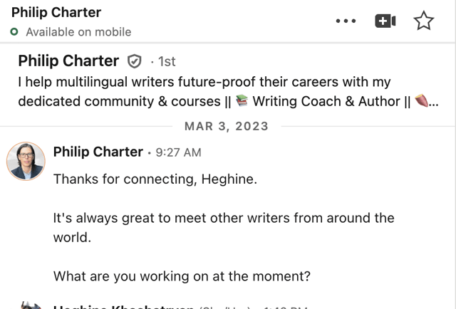 renforcement des relations sur la communauté linkedin