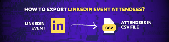 export linkedin event attendees 