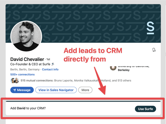 surfe LinkedIn herramientas de prospección
