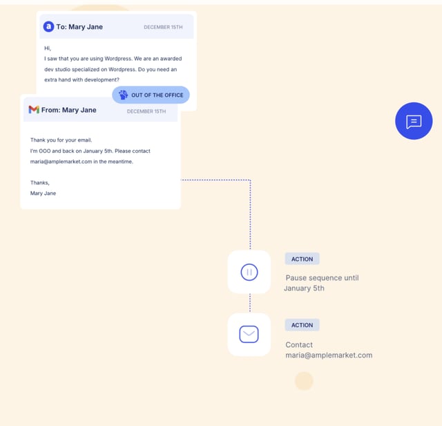 Amplemarketa sales email outeach automation tool