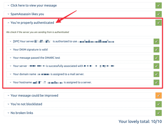 email authentification