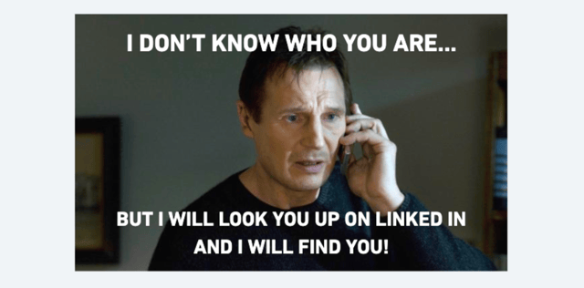 how actually people look up for new connections on linkedin
