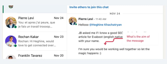 friendly ways to explain why you think a new connection on linkedin can work