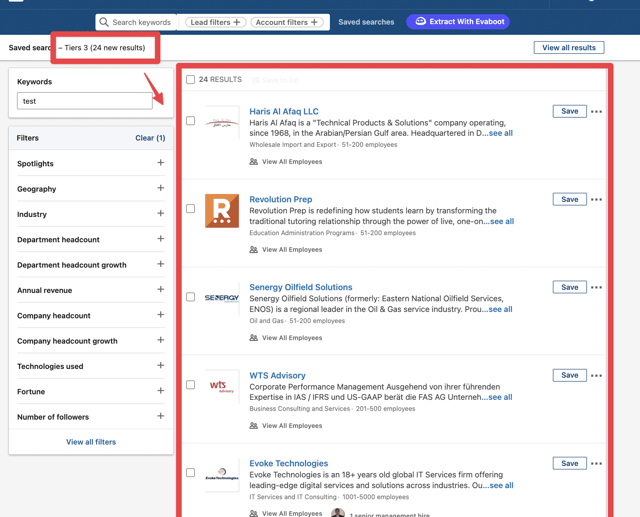nuevas cuentas linkedin sales navigator