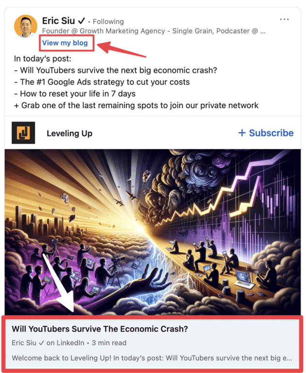 linkedin articles character limit is 125000 characters