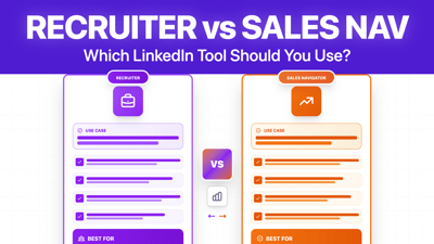 Linkedin Recruiter VS Sales Navigator: Qual è lo strumento migliore per reclutatori?