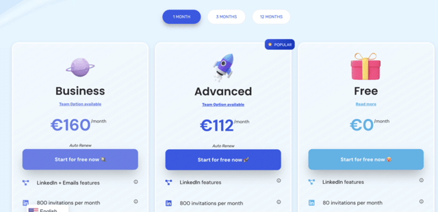 waalaxy linkedin scraper pricing