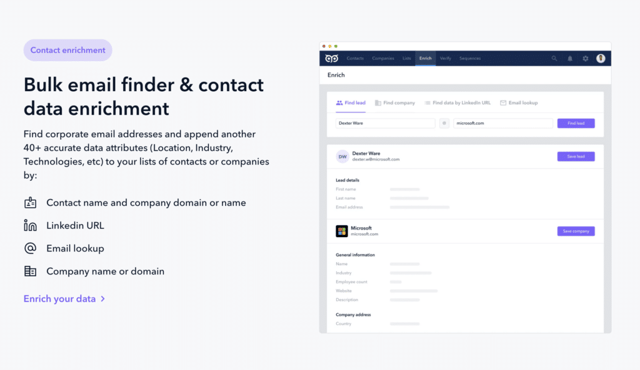 getprospect linkedin scraper feature