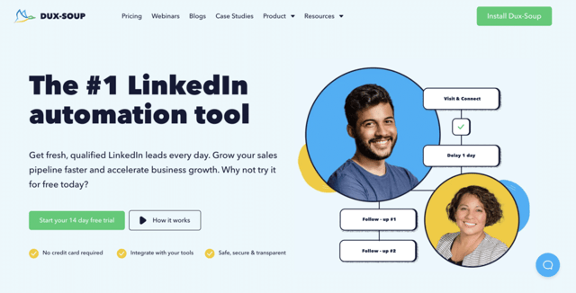 dux soup ferramenta de extração de dados do linkedin