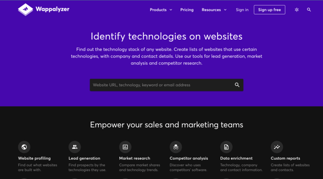 waapalyzer tool