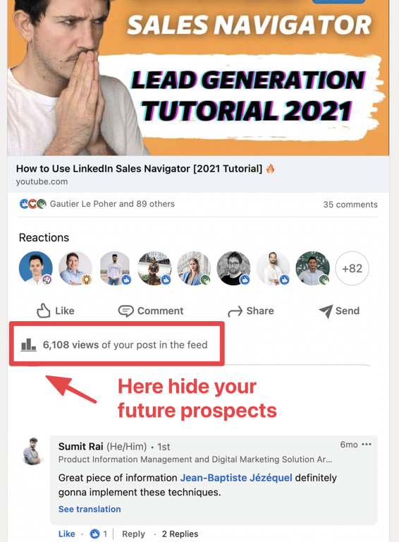 prospección usando la marca personal en linkedin