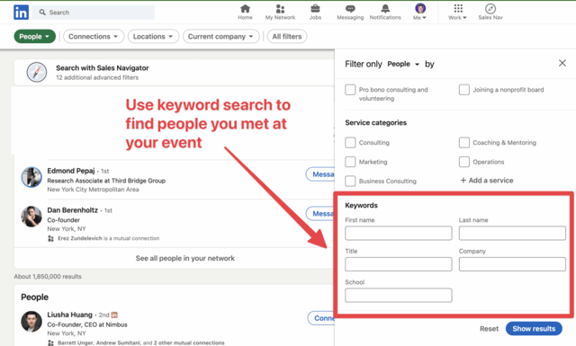 trouver des profils linkedin à suivre