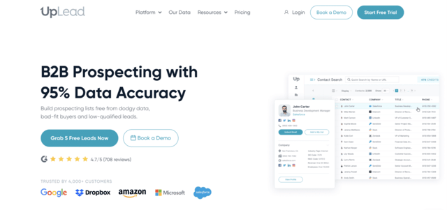 uplead email finder tool