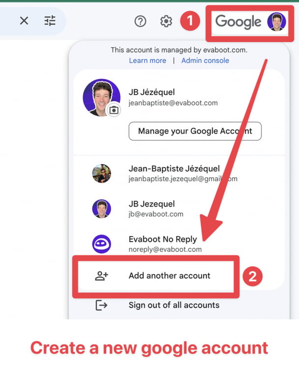 Neues Google-Konto für Linkedin erstellen