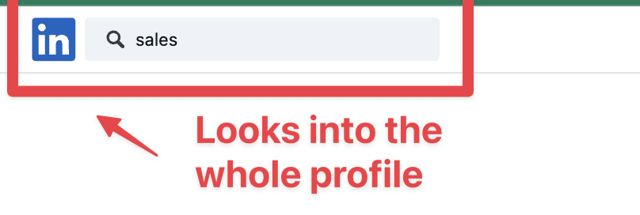 keyword filter linkedin
