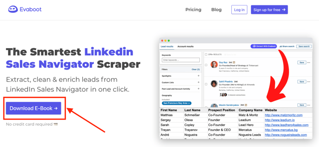 add sales navigator smart links to landing pages