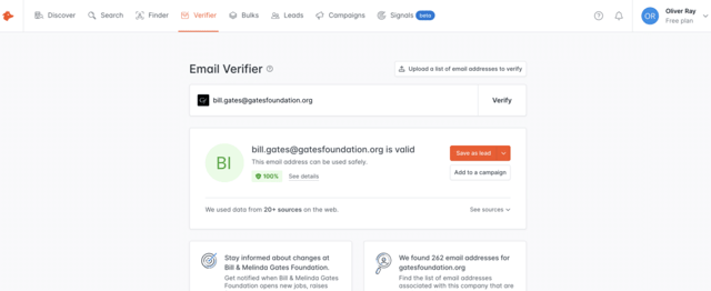 hunter email verifier tool how to verify emails
