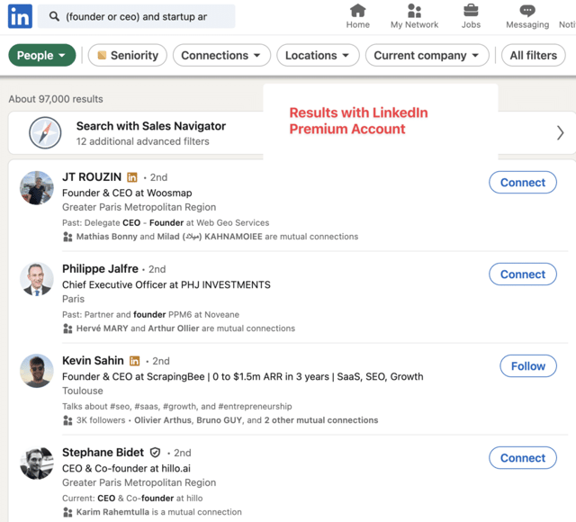 le compte premium linkedin en vaut la peine