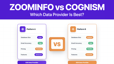 ZoomInfo vs Cognism: Data, Price, Feature Comparison (2026)