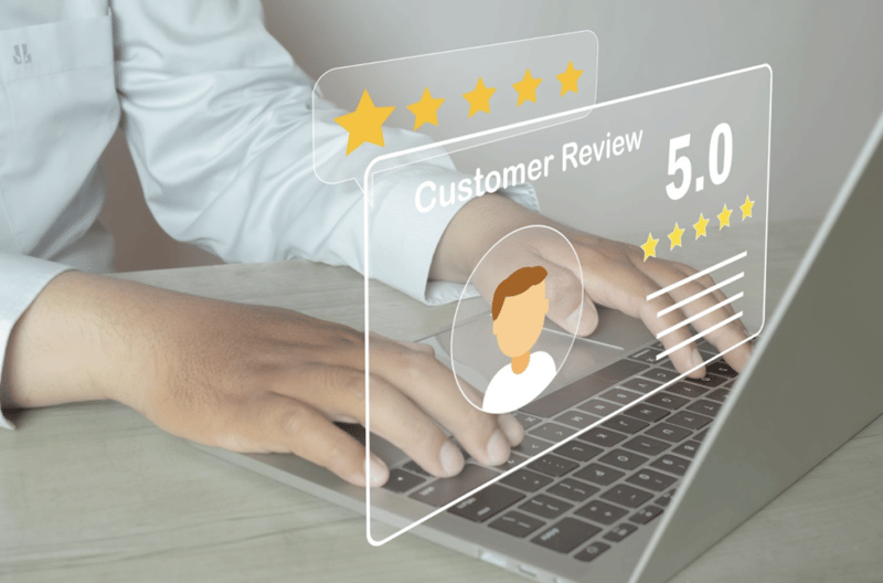 Neglecting customer reviews