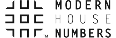 Modern House Numbers